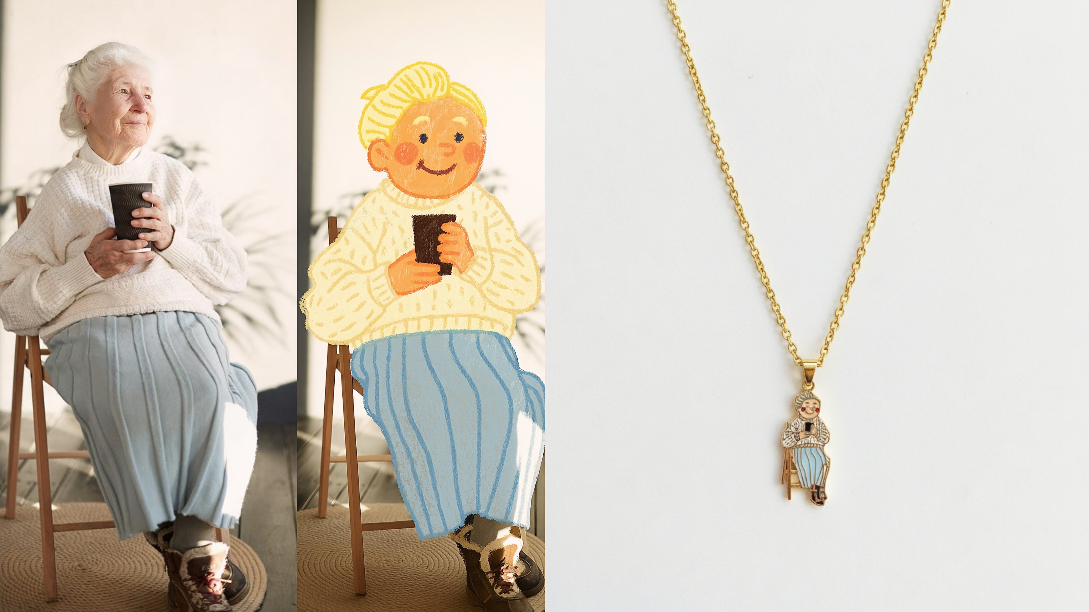 Photo-to-Portrait Pendant